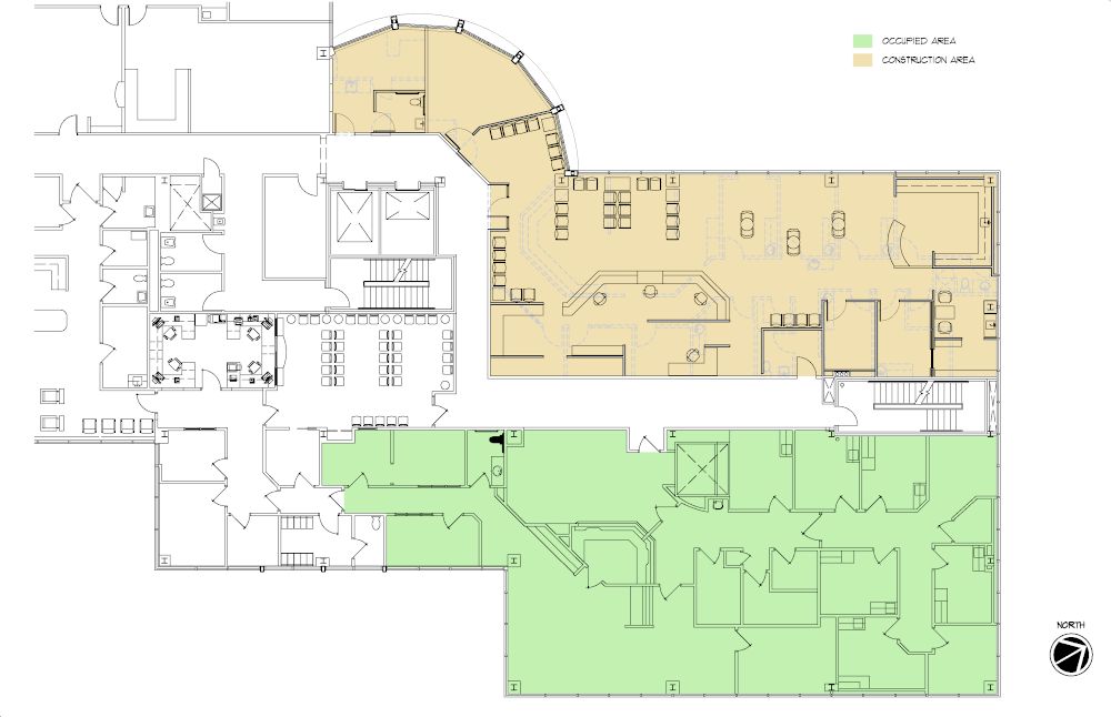 Phase 1 (Construction Zone in yellow)