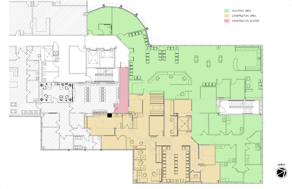 Phase 2 (Construction Zone in yellow)